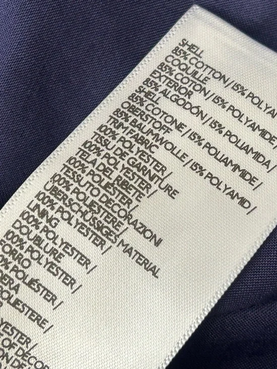 NWOT Anthropologie Maeve Navy Halter Midi Dress with hearts size large - Picture 8 of 9